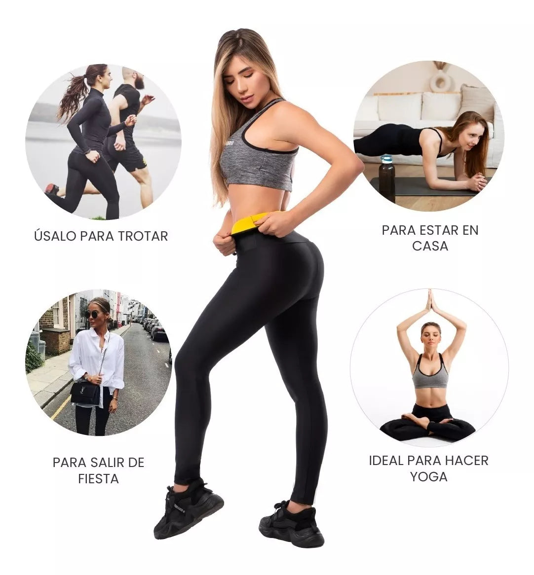 Leggings con Tecnologia de Neopreno
